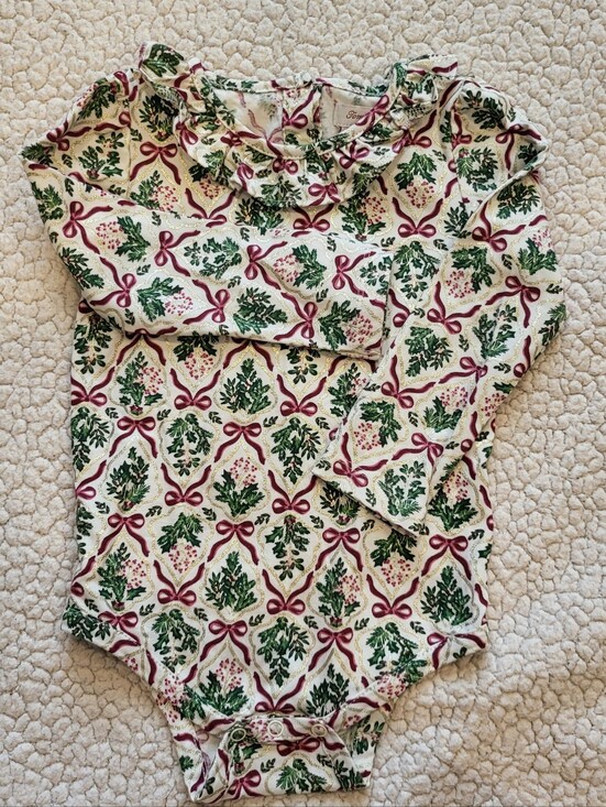 Tommy Bahama Other - Tommy Bahama Cream High-Neck Onesie- 18M NWOT